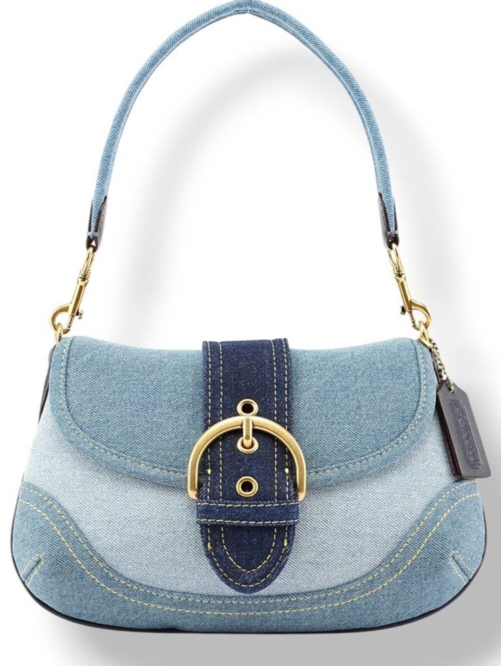 🚨BUY ON WHATNOT🚨 NEW Vintage Coach Denim Soho Buckle Hobo Bag